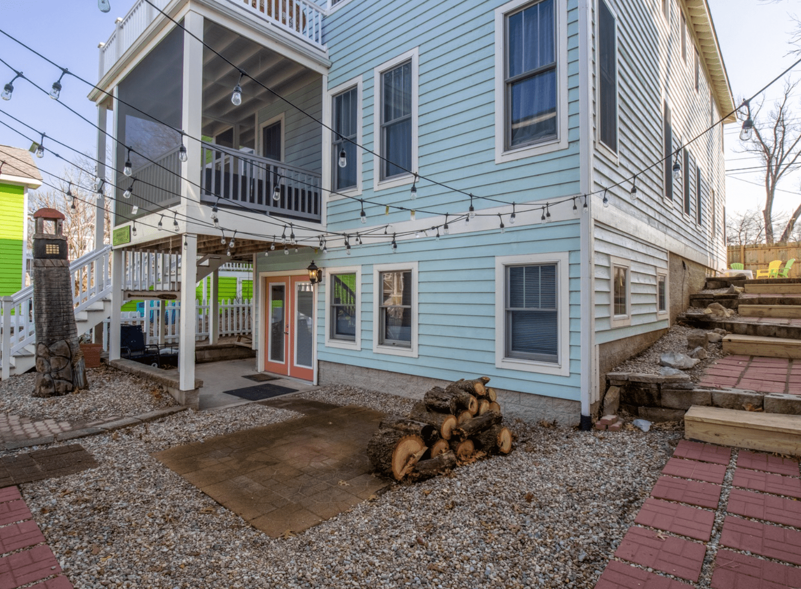 Lighthouse Lodge and Dune Light (Michigan City, IN)